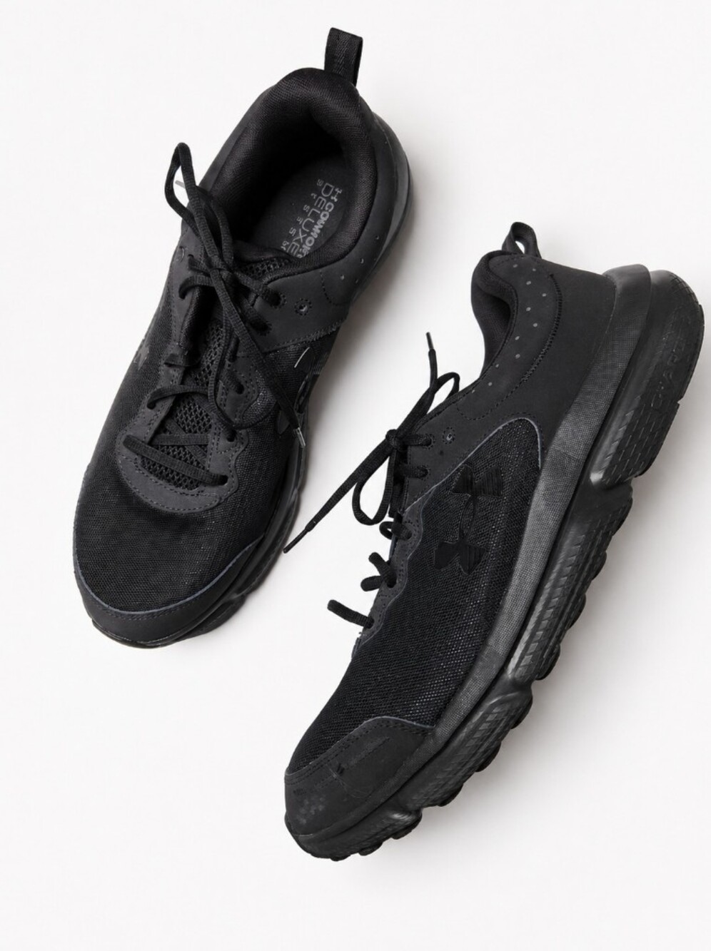 Under Armour Men’s Size 15 Black Athletic Running Shoes